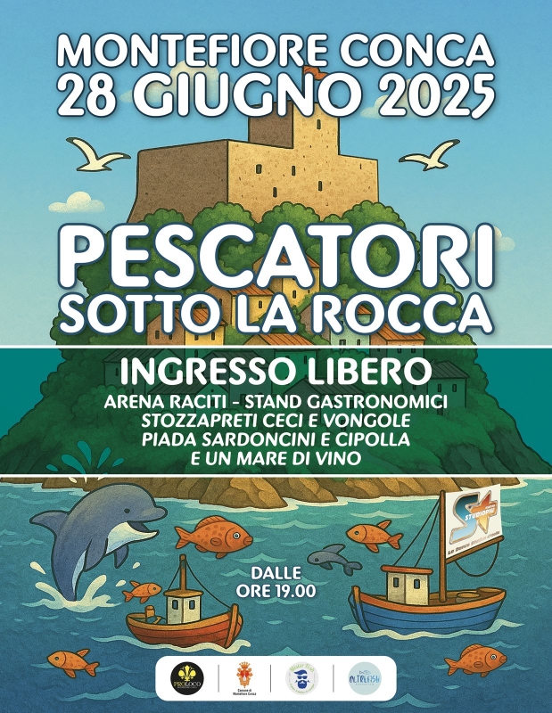 Pescatori sotto la Rocca